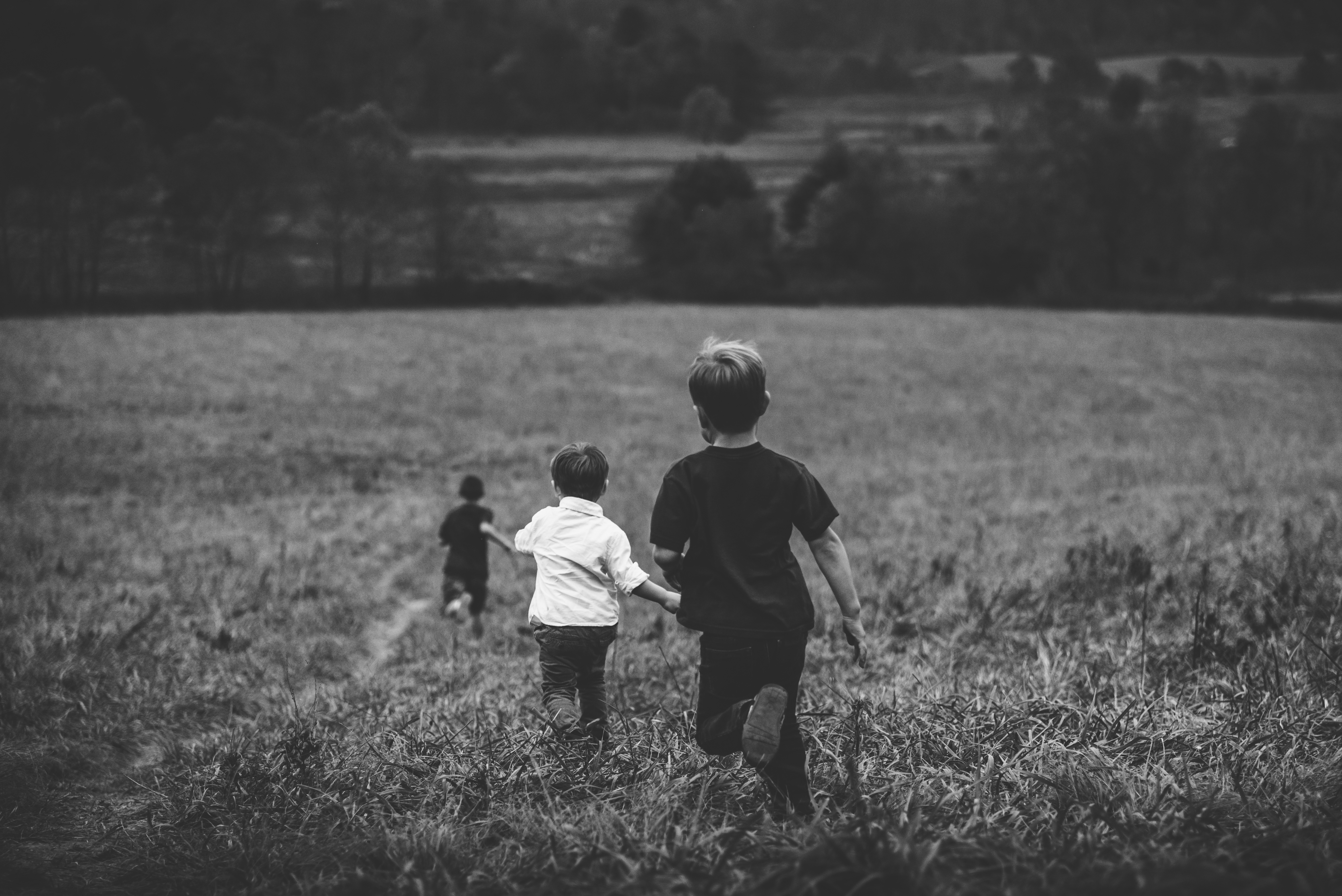 Kids Running in Field_Jordan Whitt_Stocksnap