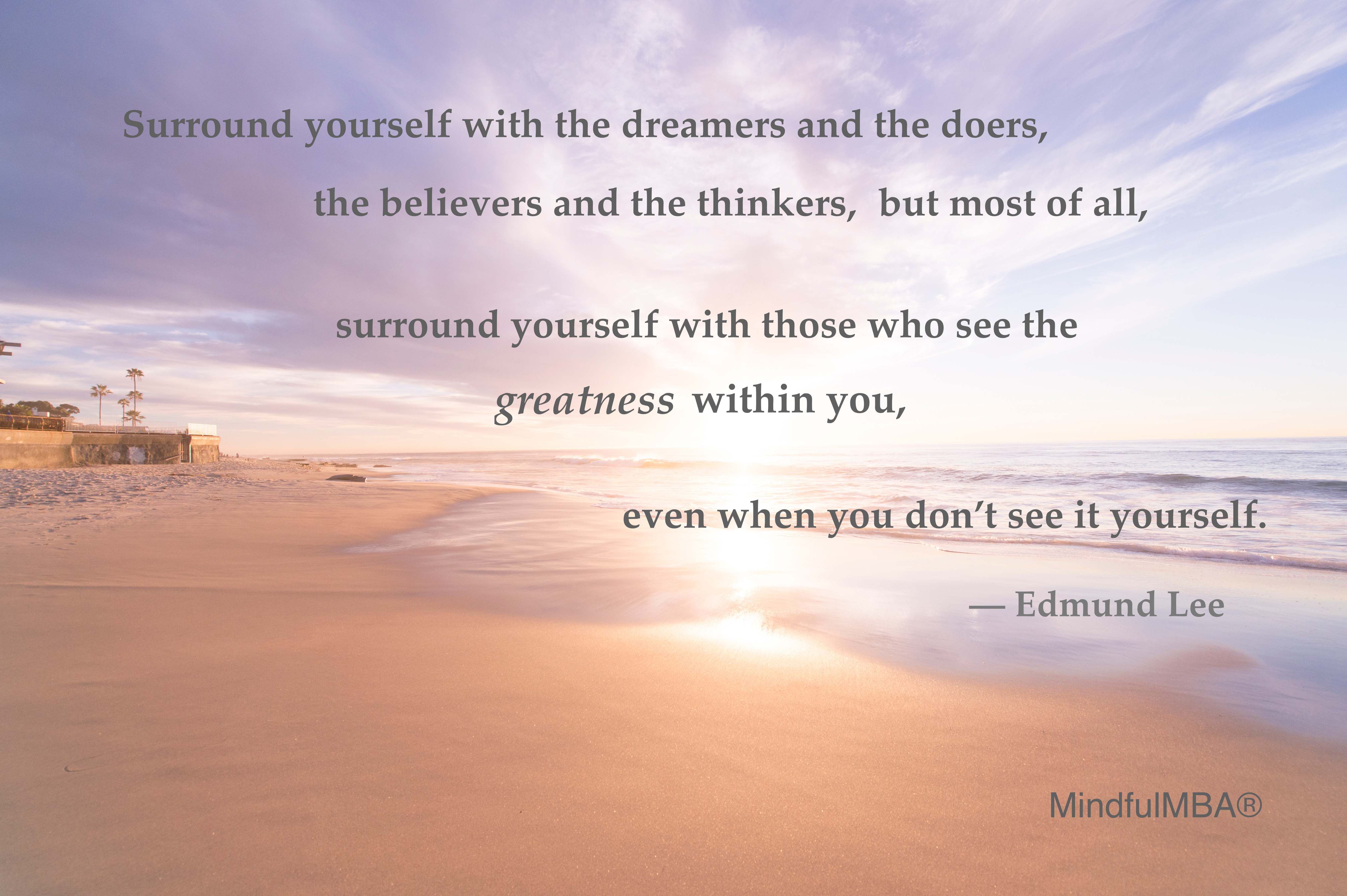 Edmund Lee_Surround Yourself quote w tag