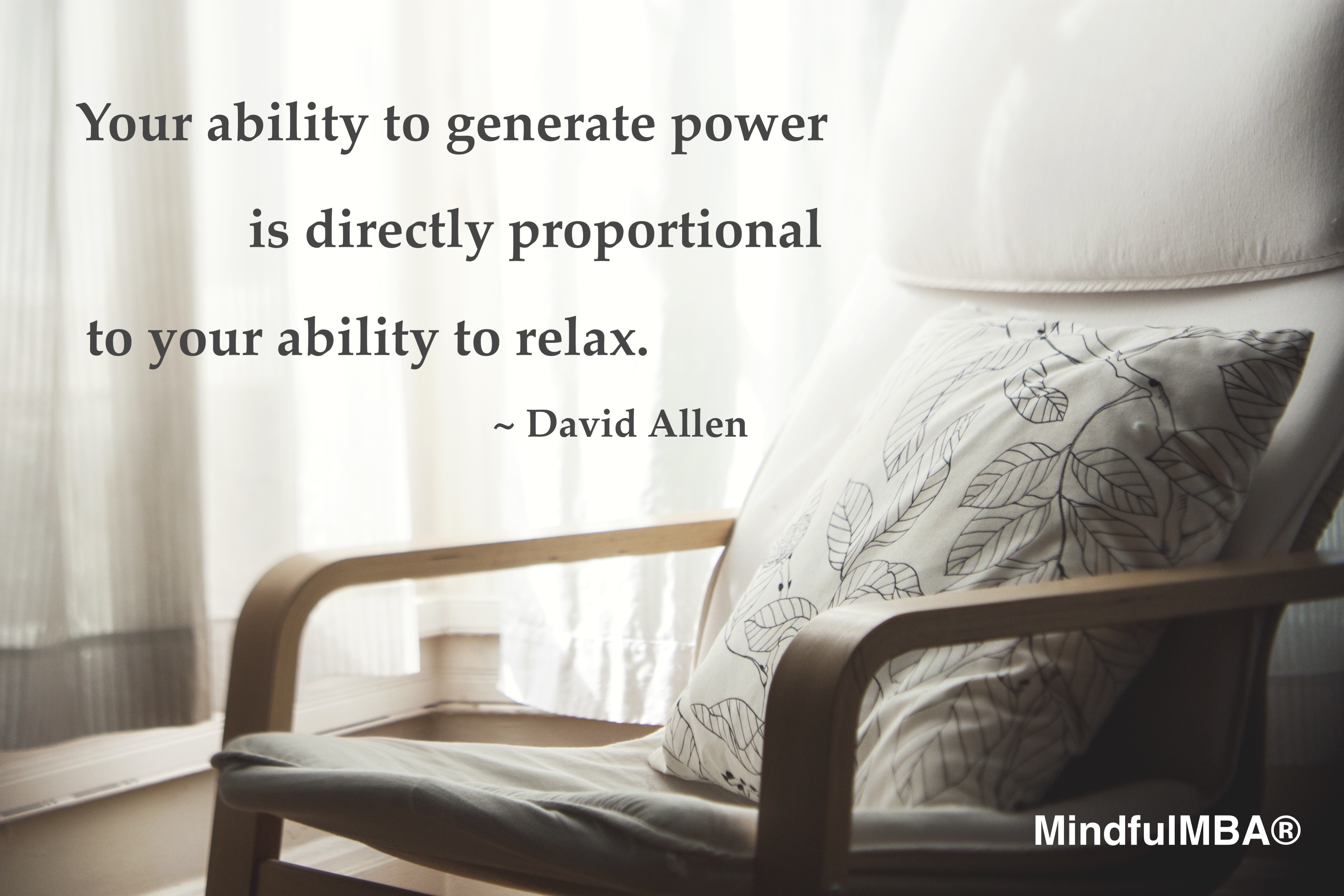 D Allen_Power &amp; Relax quote w tag