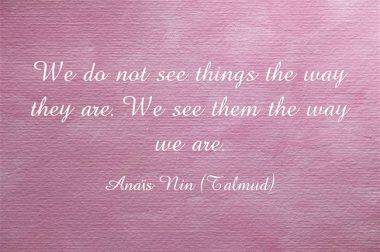 Anais Nin_We See Things