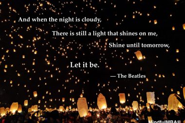 Beatles Let it Be quote w tag