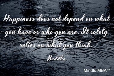 Buddha Happiness quote w tag