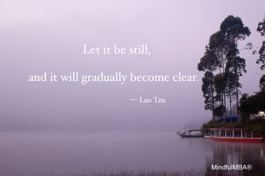 Lao Tzu still & clear quote w tag