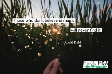 R Dahl magic quote w logo