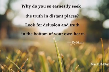 Ryokan truth heart quote w tag