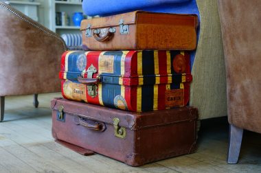 Stacked suitcases_Mike Birdy_Stocksnap